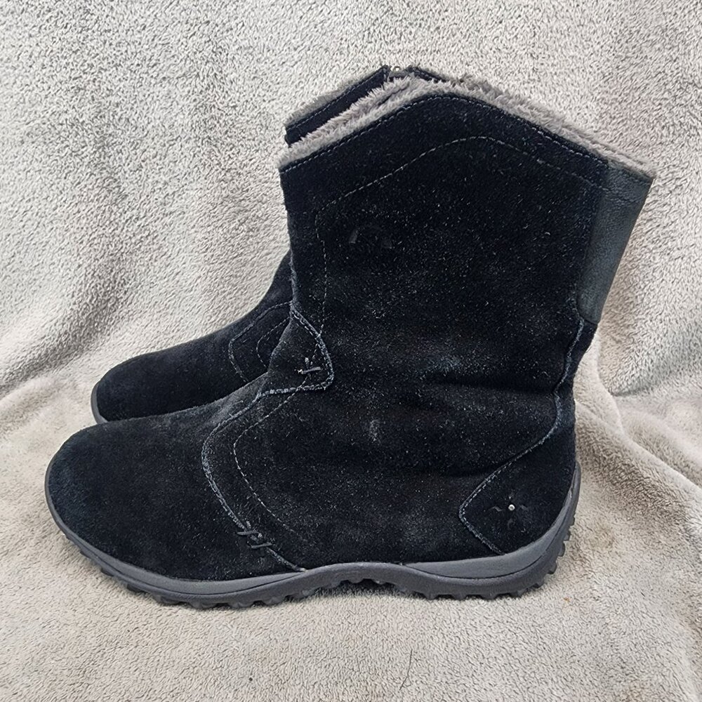 Sorel Shoes Womens Size 9 Maribel Black Suede Winter Boots